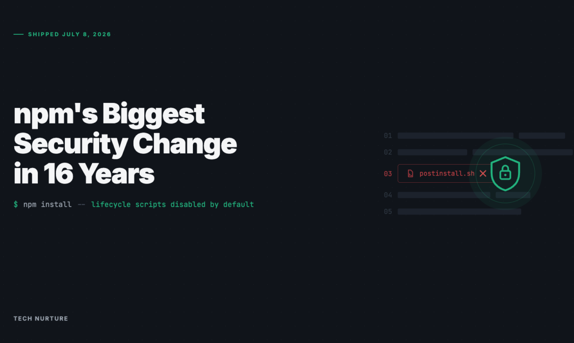npm v12 security update