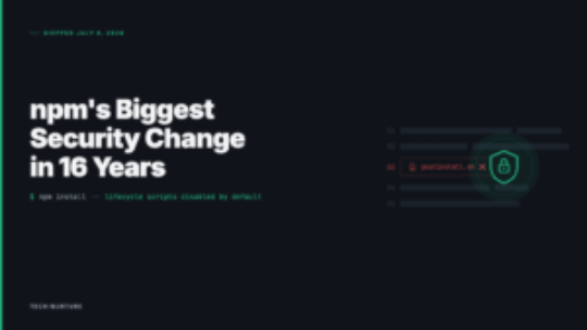 npm v12 security update